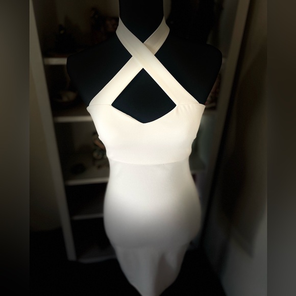 PacSun Dresses & Skirts - White Cross Neck Mini Dress